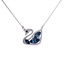 Show details for Designer Platinum Plated Zinc Alloy Pendant Necklace with No-Risk Return