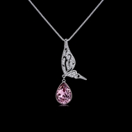 Picture of Irresistible Purple 16 Inch Pendant Necklace with No-Risk Return