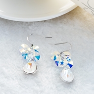 Picture of Nice Swarovski Element Zinc Alloy Dangle Earrings with Price