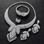 Show details for Beautiful Cubic Zirconia Big 4 Piece Jewelry Set