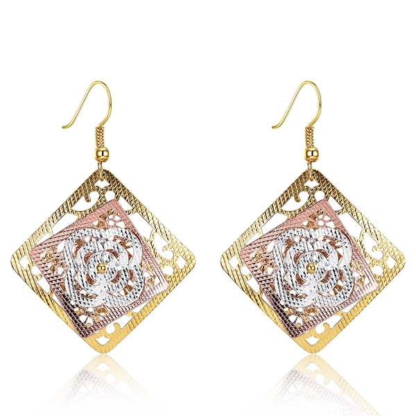 Picture of Casual Gold Plated Dangle Earrings with Beautiful Craftmanship