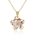 Picture of Stylish Flowers & Plants Multi-tone Plated Pendant Necklace