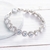 Picture of Unusual Small Cubic Zirconia Tennis Bracelet