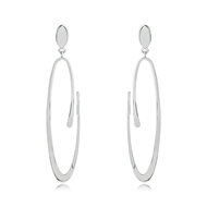 Picture of Low Cost Zinc Alloy Big Dangle Earrings with Low Cost