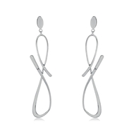 Picture of Beautiful Big Zinc Alloy Dangle Earrings