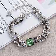 Picture of Hot Selling Platinum Plated Fashion Fashion Bracelet from Top Designer