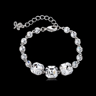 Picture of Fashion Platinum Plated Fashion Bracelet with 3~7 Day Delivery