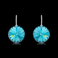 Picture of Charming Blue Small Small Hoop Earrings As a Gift