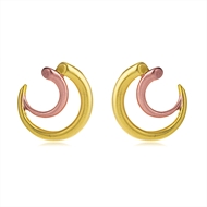 Picture of Zinc Alloy Gold Plated Stud Earrings at Great Low Price