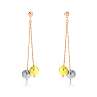 Picture of Brand New Multi-tone Plated Dubai Dangle Earrings in Flattering Style