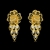 Picture of Fashion Big Gold Plated Dangle Earrings