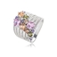 Show details for Unique Cubic Zirconia Copper or Brass Fashion Ring
