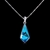 Picture of Geometric Blue Pendant Necklace with Beautiful Craftmanship