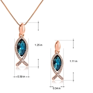 Picture of Classic Artificial Crystal Necklace and Earring Set at Unbeatable Price