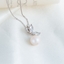 Show details for 16 Inch Swarovski Element Pearl Pendant Necklace in Exclusive Design