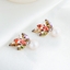 Show details for Staple Small White Stud Earrings
