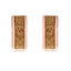 Show details for Amazing Big Rose Gold Plated Stud Earrings