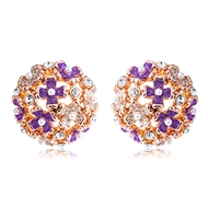 Picture of Fast Selling Rose Gold Plated Zinc Alloy Stud Earrings Online Only