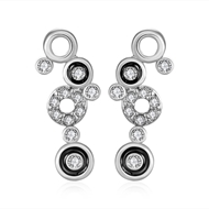 Picture of Brand New White Casual Dangle Earrings with Low Cost