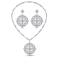 Show details for Charming Brass Hollow Out 2 Pieces Jewelry Sets Show details for Charming Brass Hollow Out 2 Pieces Jewelry Sets