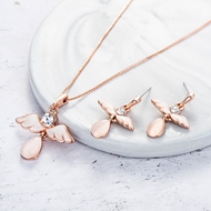 Picture of Need-Now White Small Necklace and Earring Set from Editor Picks