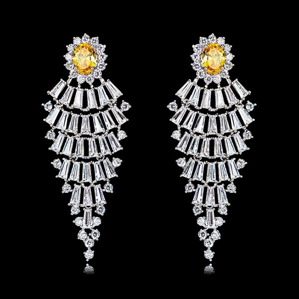 Picture of Famous Big Luxury Dangle Earrings