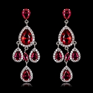 Picture of Recommended Platinum Plated Luxury Dangle Earrings from Top Designer