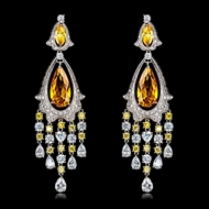 Picture of Top Cubic Zirconia Luxury Dangle Earrings