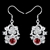 Picture of Distinctive Red Flowers & Plants Drop & Dangle Earrings with Low MOQ