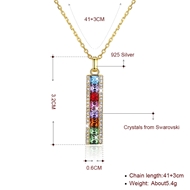 Picture of Great Swarovski Element Fashion Pendant Necklace