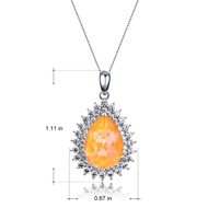 Picture of Eye-Catching Platinum Plated Casual Pendant Necklace with Member Discount