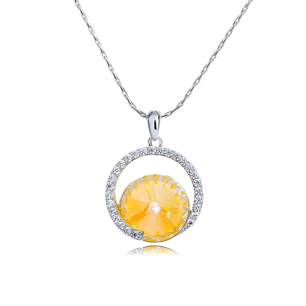 Picture of Nice Swarovski Element Casual Pendant Necklace