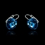 Show details for Elegant Colored Swarovski Element Dark Blue Hook