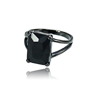 Show details for Independent Design Gunmetel Plated Classic Fashion Rings