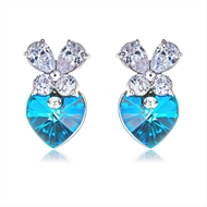 Picture of Amazing Small Blue Stud Earrings