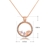 Picture of Delicate Rose Gold Plated Pendant Necklace in Flattering Style