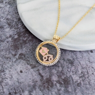 Picture of Fashion Cubic Zirconia Casual Pendant Necklace