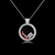 Picture of Amazing Small Platinum Plated Pendant Necklace