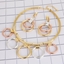 Show details for Zinc Alloy Medium Necklace and Earring Set at Super Low Price
