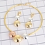 Show details for Dubai Multi-tone Plated Necklace and Earring Set with Member Discount