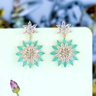 Picture of Stylish Big Colorful Dangle Earrings