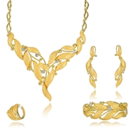 Picture of Superior Accessories Supplier African Style Gold Plated 4 Pieces Jewelry Sets