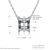 Picture of New Cubic Zirconia White Pendant Necklace