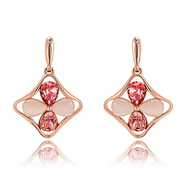 Picture of Skilled  Classic Rose Gold Plated Drop & Dangle