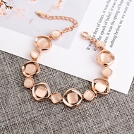 Show details for Zinc Alloy Rose Gold Plated Fashion Bracelet with Full Guarantee