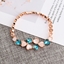 Show details for Purchase Rose Gold Plated Zinc Alloy Fashion Bracelet Exclusive Online