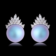 Picture of Great Swarovski Element Pearl Zinc Alloy Stud Earrings