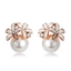 Show details for Artificial Pearl Zinc Alloy Stud Earrings with Member Discount