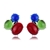 Picture of Zinc Alloy Colorful Stud Earrings in Exclusive Design