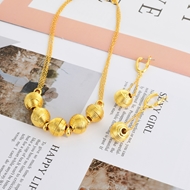 Picture of Recommended Gold Plated Casual Necklace and Earring Set with Member Discount